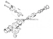 212.01300 Ремкомплект впускного клапана с контрольным блоком Kraftmann