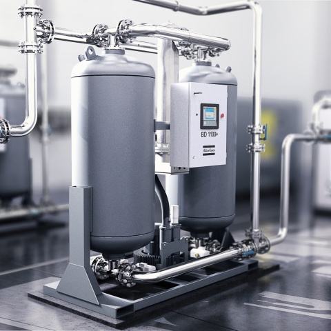 Принцип работы адсорбционного осушителя сжатого воздуха