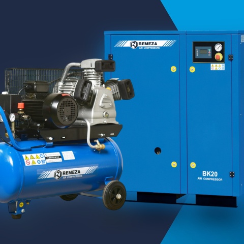 Области применения воздушных поршневых и винтовых компрессоров