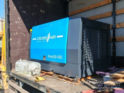 Поставка передвижного компрессора crossair borey 200-15bz