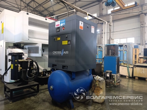 Поставка винтового компрессора crossair ca7,5-10ra