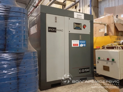 Поставка винтового компрессора ironmac ic-30 10am